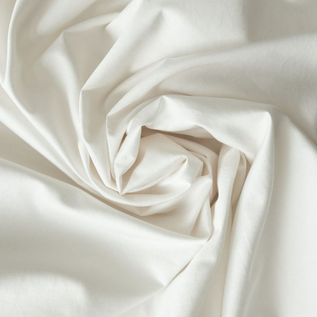 Organic cotton sheets from Nuream, available in white.